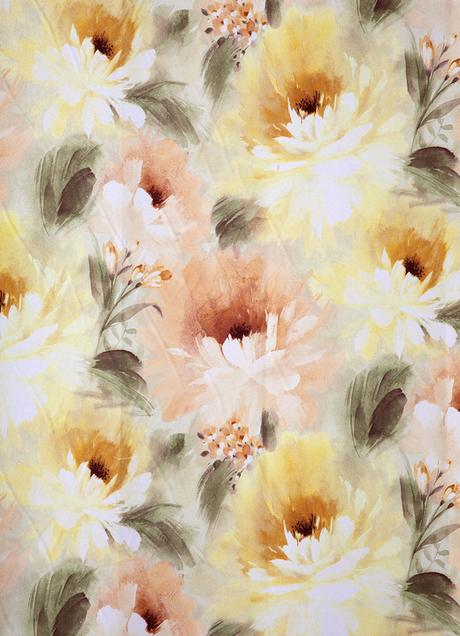 Klassisch - Floral gestaltete Übergardine mit Universalschienenband Ansicht 2 Klassisch - Floral gestaltete Übergardine mit Universalschienenband, in Größe 358 (H145xB140 cm) bis 456 (H245xB140 cm), in Farbe MULTICOLOR Ansicht 2