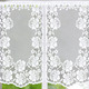 Klassisch - Praktischer Fenster- und Türbehang mit Stangendurchzug – Farbe WEISS – Ansicht 1 Klassisch - Praktischer Fenster- und Türbehang mit Stangendurchzug, in Größe 309 (2x Fensterbehang, H80xB40 cm) bis 349 (1x Türbehang, H180xB90 cm), in Farbe WEISS – Farbe WEISS – Ansicht 1