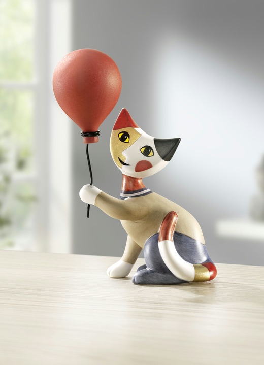 Goebel Katze Mit Luftballon Von Hand Gefertigt Figuren Bader
