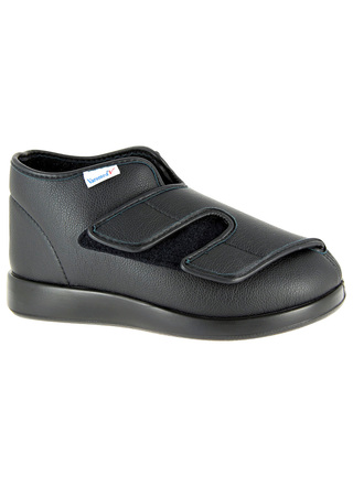 Gesundheitsschuhe - Florett Klettschuh für Damen und Herren, in Größe 037 bis 047, in Farbe SCHWARZ, in Ausführung Innenfutter 100% Baumwolle