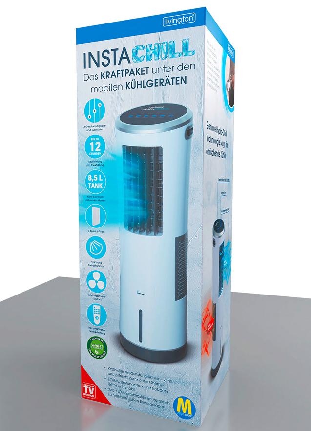 Raumklima - Luftkühler Livington InstaChill, in Farbe WEISS Ansicht 2