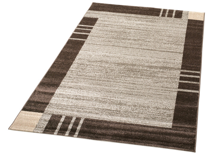 Modern - Brücken und Teppiche, in Größe 111 (Brücke, 60x110 cm) bis 249 (Teppich, 160x230 cm), in Farbe BRAUN Ansicht 1