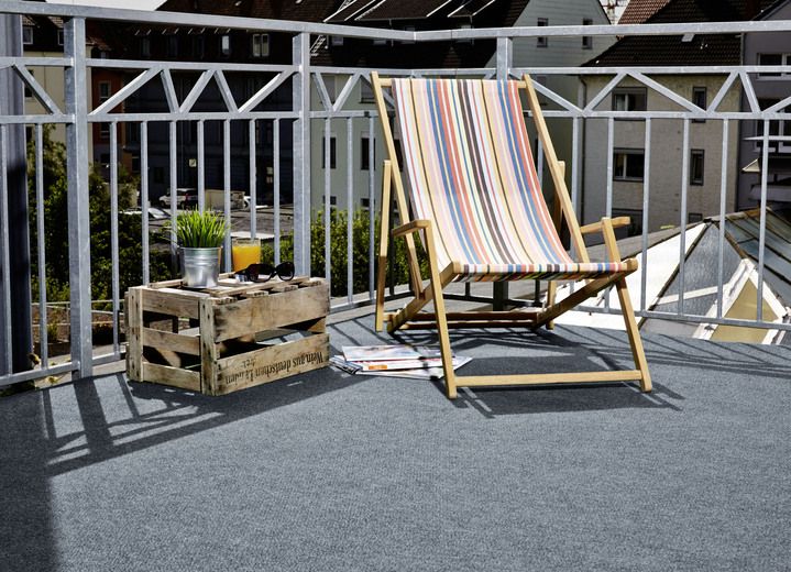 Modern - Robuster Kunstrasenteppich, in Größe 110 (67x 100 cm) bis 302 (400x500 cm), in Farbe ANTHRAZIT Ansicht 6