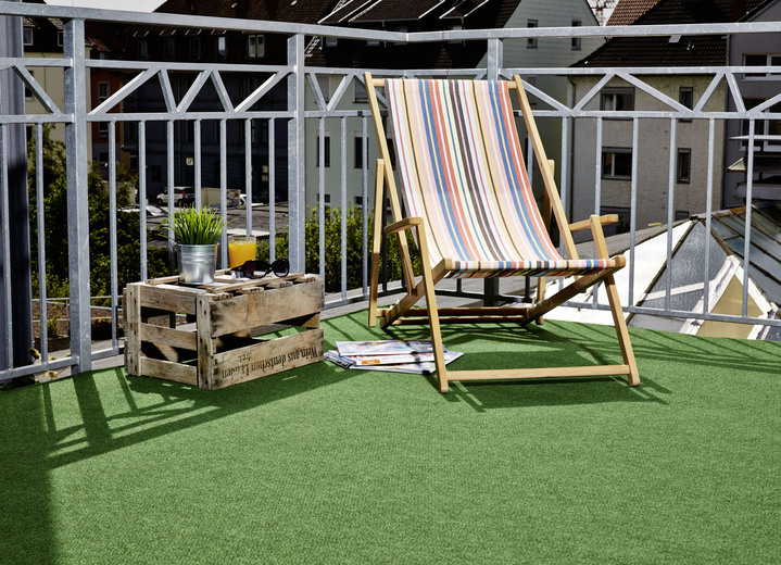 Modern - Robuster Kunstrasenteppich, in Größe 110 (67x 100 cm) bis 302 (400x500 cm), in Farbe ANTHRAZIT Ansicht 6