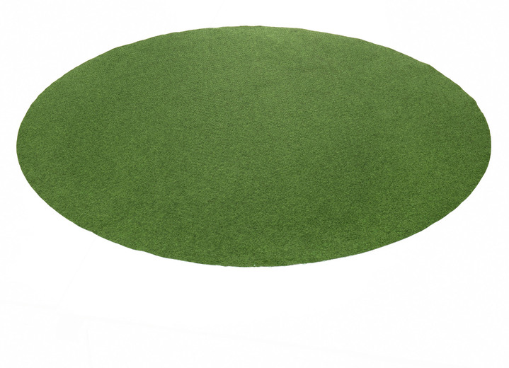 Modern - Robuster Kunstrasenteppich, in Größe 110 (67x 100 cm) bis 302 (400x500 cm), in Farbe ANTHRAZIT Ansicht 7