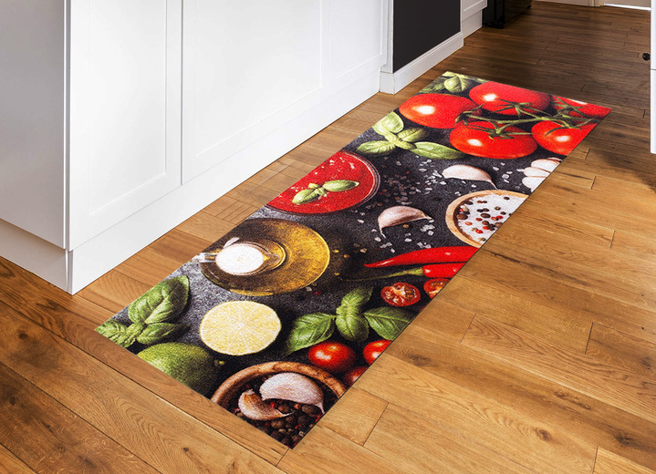Läufer & Stufenmatten - Küchenläufer mit rutschhemmender Rückseite, in Farbe MULTICOLOR, in Ausführung Maße: 60x115 cm Ansicht 1