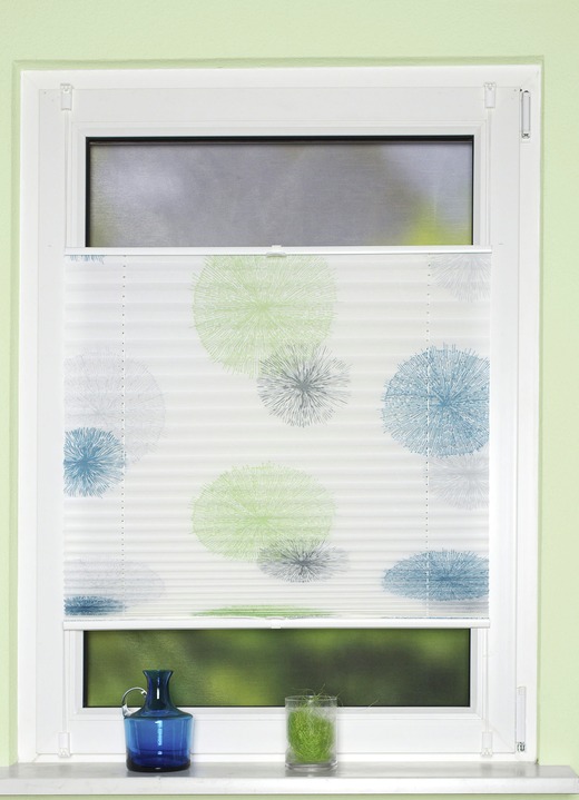 Rollos - Plissee-Rollos ohne Bohren und Schrauben Ansicht 5 Rollos - Plissee-Rollos ohne Bohren und Schrauben, in Größe 826 (H130xB40 cm) bis 850 (H210xB 70 cm), in Farbe GRAU-STEINGRAU Ansicht 5