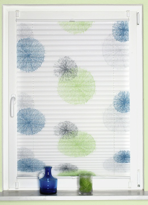 Rollos - Plissee-Rollos ohne Bohren und Schrauben Ansicht 6 Rollos - Plissee-Rollos ohne Bohren und Schrauben, in Größe 826 (H130xB40 cm) bis 850 (H210xB 70 cm), in Farbe GRAU-STEINGRAU Ansicht 6