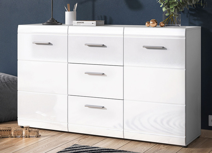 Sideboard 2 Turig Mit 3 Schubladen Sideboards Bader Die verbauten fronten sind matt. sideboard 2 turig mit 3 schubladen