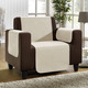 Wohnaccessoires - Wohnaccessoires aus hochwertigem Chenille – Farbe CREME – Ansicht 1 Wohnaccessoires - Wohnaccessoires aus hochwertigem Chenille, in Größe 101 (Sesselschoner, 50x150 cm) bis 905 (Kissenbezüge, 2er-Set, 40x40 cm), in Farbe SAND – Farbe CREME – Ansicht 1