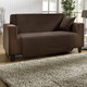 Wohnaccessoires - Wohnaccessoires aus hochwertigem Chenille – Farbe BRAUN – Ansicht 2 Wohnaccessoires - Wohnaccessoires aus hochwertigem Chenille, in Größe 101 (Sesselschoner, 50x150 cm) bis 905 (Kissenbezüge, 2er-Set, 40x40 cm), in Farbe SAND – Farbe BRAUN – Ansicht 2