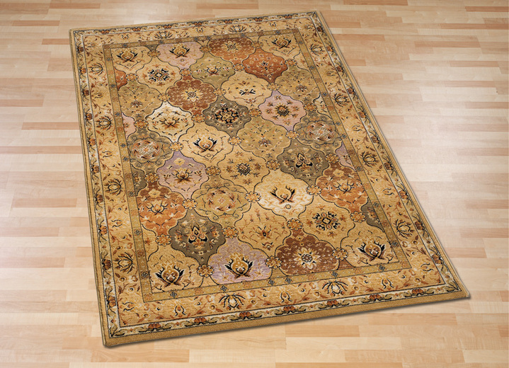 Klassisch - Schöne, gewebte Brücken, Galerien, Teppiche und Bettumrandung, in Größe 005 (Brücke, 40x 60 cm ) bis 318 (Teppich, oval, 190x290 cm), in Farbe BEIGE Ansicht 1