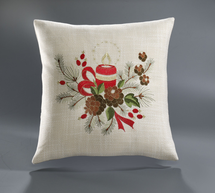 Tischdecken - Raumdekoration mit festlichem Weihnachtsmotiv, in Größe 103 (Läufer, 50/100 cm) bis 404 (Kissenbezug, 40/ 40 cm), in Farbe BUNT, in Ausführung Stickpackung Ansicht 5