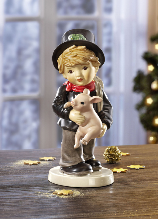 Goebel-Figuren - Schornsteinfeger mit Swarovski®Kristall am Zylinder, in Farbe BUNT