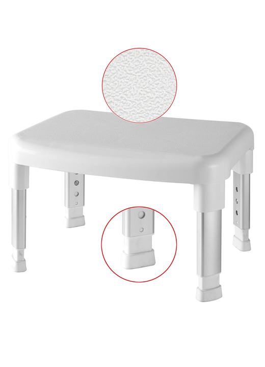 Einstiegshilfen - Dusch- und Badewannentritt, in Farbe WEISS Ansicht 4