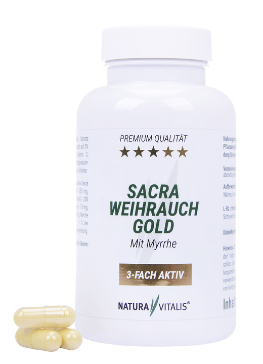 Nahrungsergänzung - Sacra Weihrauch Gold Kapseln, in Farbe