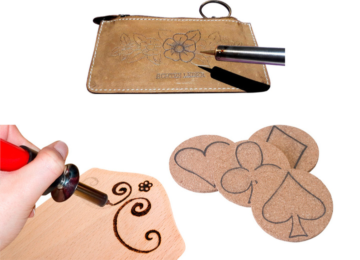 Beschäftigung - Bastelset Brandmalerei Ansicht 3 Beschäftigung - Bastelset Brandmalerei, in Farbe BUNT Ansicht 3