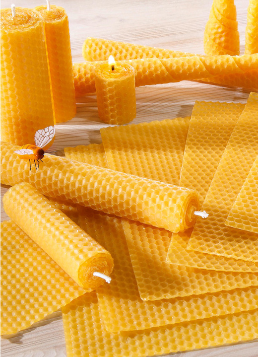 Wohnaccessoires - Bienenwaben-Bastelset, in Farbe NATUR Ansicht 2