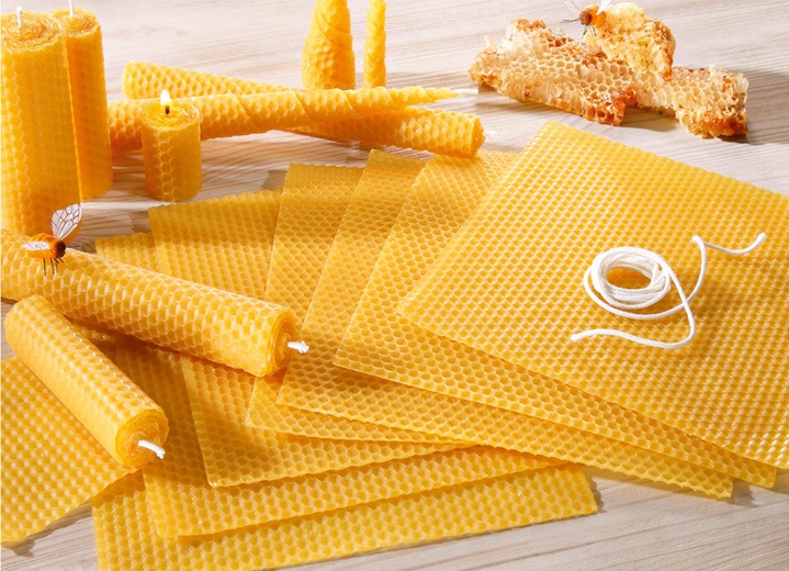 Wohnaccessoires - Bienenwaben-Bastelset, in Farbe NATUR Ansicht 1
