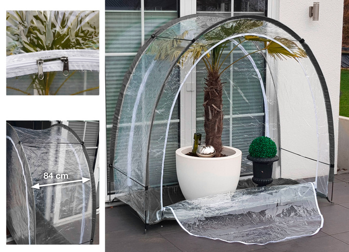 - Pflanzenzelt Arctic aus PVC, in Farbe WEISS Ansicht 1