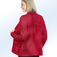 Strickjacken - Strickjacke mit Strukturen – Farbe ROT – Ansicht 2 Strickjacken - Strickjacke mit Strukturen, in Größe 038 bis 052, in Farbe SCHWARZ – Farbe ROT – Ansicht 2