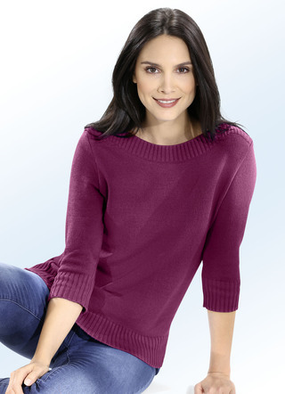 Pullover mit nachhaltig recycelter Baumwolle