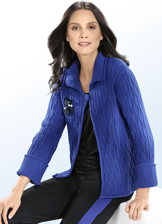 Strickjacke mit hübschem Strukturmuster