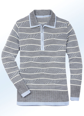 Pullover mit Strukturmix