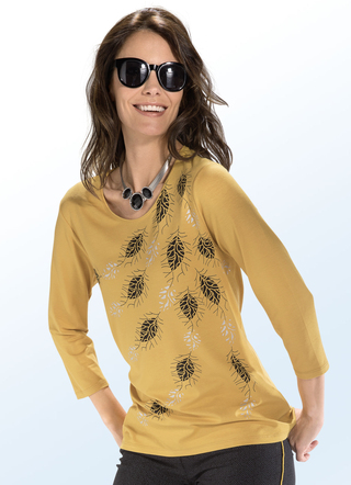 Shirt mit mit hübschem Kontrast-Druck