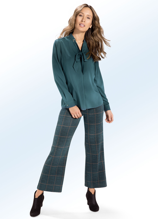 Hosen - Hose in modisch verkürzter Länge, in Größe 018 bis 052, in Farbe CAMEL-SCHWARZ-ROT Ansicht 3