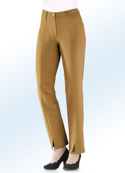 Hosen - Hose mit Stretchbund, in Größe 018 bis 245, in Farbe CURRY Ansicht 1