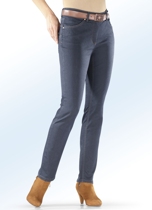 - Thermo-Jeans, in Größe 020 bis 054, in Farbe JEANSBLAU Ansicht 1