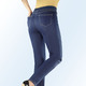 Jeans - Power-Stretch-Jeans in Schlupfform – Farbe JEANSBLAU – Ansicht 2 Jeans - Power-Stretch-Jeans in Schlupfform, in Größe 018 bis 092, in Farbe JEANSBLAU – Farbe JEANSBLAU – Ansicht 2
