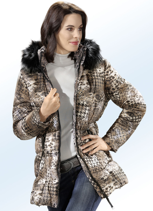 Jacken & Mäntel - Jacke mit außergewöhnlichem Dessin, in Größe 036 bis 054, in Farbe CAMEL-BUNT Ansicht 2