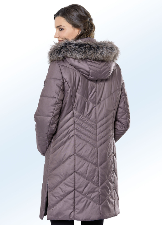 - Kurzmantel mit abnehmbarer Kapuze, in Größe 038 bis 054, in Farbe ROSENQUARZ Ansicht 2