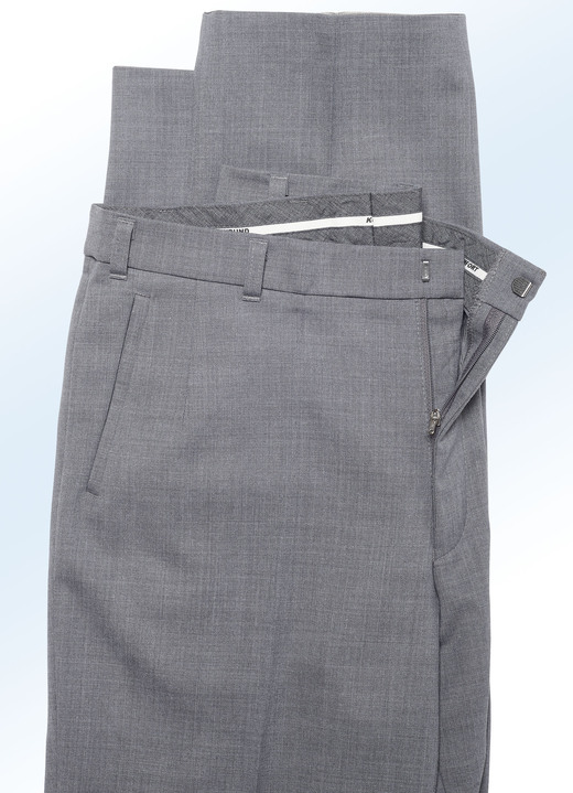 SALE % - „Klaus Modelle“-Hose mit weichem Griff in 4 Farben Ansicht 4 SALE % - „Klaus Modelle“-Hose mit weichem Griff in 4 Farben, in Größe 025 bis 110, in Farbe ANTHRAZIT MELIERT Ansicht 4