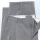 Hosen - „Klaus Modelle“-Hose mit Gesäßpattentaschen in 4 Farben, in Größe 025 bis 060, in Farbe MARINE – Farbe MITTELGRAU MELIERT – Ansicht 3