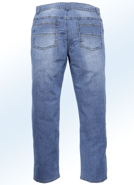 Hosen - Jeans mit modischen Details in 3 Farben Ansicht 4 Hosen - Jeans mit modischen Details in 3 Farben, in Größe 024 bis 060, in Farbe JEANSBLAU Ansicht 4