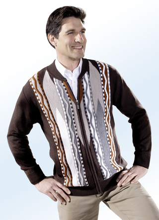 Jacke mit durchgehendem Reißverschluss