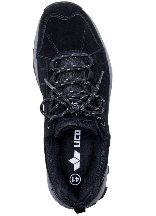 Slipper & Schnürschuhe - Atmungsaktive Herren-Schnürschuhe, mit herausnehmbarem Fußbett Ansicht 3 Slipper & Schnürschuhe - Atmungsaktive Herren-Schnürschuhe, mit herausnehmbarem Fußbett, in Größe 039 bis 046, in Farbe SCHWARZ Ansicht 3