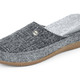 - Pantoffel aus teilweise bedrucktem Wollfilz, in Größe 036 bis 042, in Farbe GRAU – Farbe GRAU – Ansicht 2