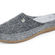 - Pantoffel aus teilweise bedrucktem Wollfilz, in Größe 036 bis 042, in Farbe GRAU – Farbe GRAU – Ansicht 1