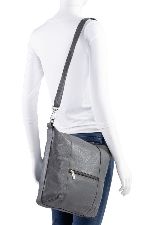 Taschen - Laurina, Tasche, Damen, mit verstellbarem Umhängeriemen, in Farbe KIESEL Ansicht 5