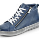 Stiefel & Stiefeletten - Gemini Schnür-Stiefelette mit praktischem Seitenreißverschluss – Farbe JEANSBLAU – Ansicht 1 Stiefel & Stiefeletten - Gemini Schnür-Stiefelette mit praktischem Seitenreißverschluss, in Größe 036 bis 042, in Farbe WEISS – Farbe JEANSBLAU – Ansicht 1