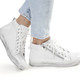 Stiefel & Stiefeletten - Gemini Schnür-Stiefelette mit praktischem Seitenreißverschluss – Farbe WEISS – Ansicht 3 Stiefel & Stiefeletten - Gemini Schnür-Stiefelette mit praktischem Seitenreißverschluss, in Größe 036 bis 042, in Farbe WEISS – Farbe WEISS – Ansicht 3