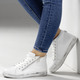 Stiefel & Stiefeletten - Gemini Schnür-Stiefelette mit praktischem Seitenreißverschluss – Farbe WEISS – Ansicht 4 Stiefel & Stiefeletten - Gemini Schnür-Stiefelette mit praktischem Seitenreißverschluss, in Größe 036 bis 042, in Farbe WEISS – Farbe WEISS – Ansicht 4