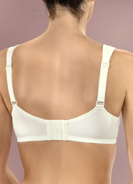 Bügel-BH - Viania Zweierpack Bügel-BH mit Elastikspitze, in Größe 080 bis 100, in Cup B, in Farbe SEKT Ansicht 3