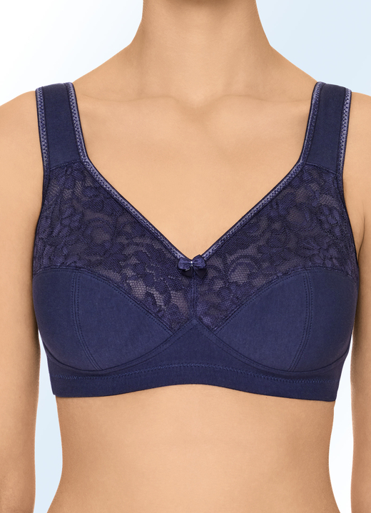 BH Doppelpack - Zweierpack Susa BH mit Baumwolle, in Größe 075 bis 105, in Cup D, in Farbe 1X WEISS-ROSÉ, 1X WEISS Ansicht 10