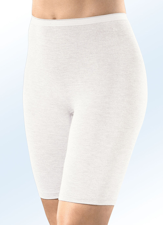 Schlüpfer - Sylvia Speidel Zweierpack Longpants mit Viskose, in Größe 038 bis 048, in Farbe 2X RUBINROT MELIERT Ansicht 9