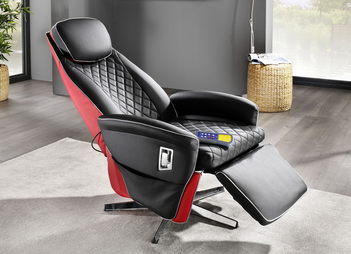 TV-Sessel / Relax-Sessel - Massagesessel mit Wärmefunktion, in Farbe GRAU Ansicht 5